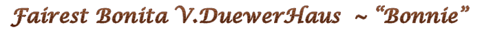 Bonnie title